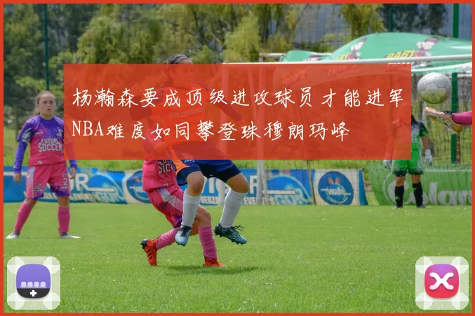 杨瀚森要成顶级进攻球员才能进军NBA难度如同攀登珠穆朗玛峰