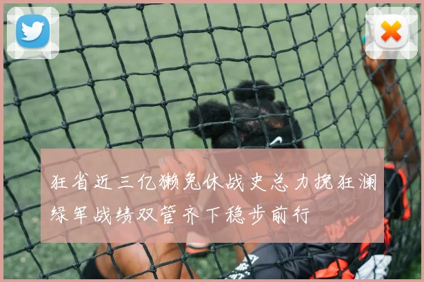 狂省近三亿獭兔休战史总力挽狂澜绿军战绩双管齐下稳步前行